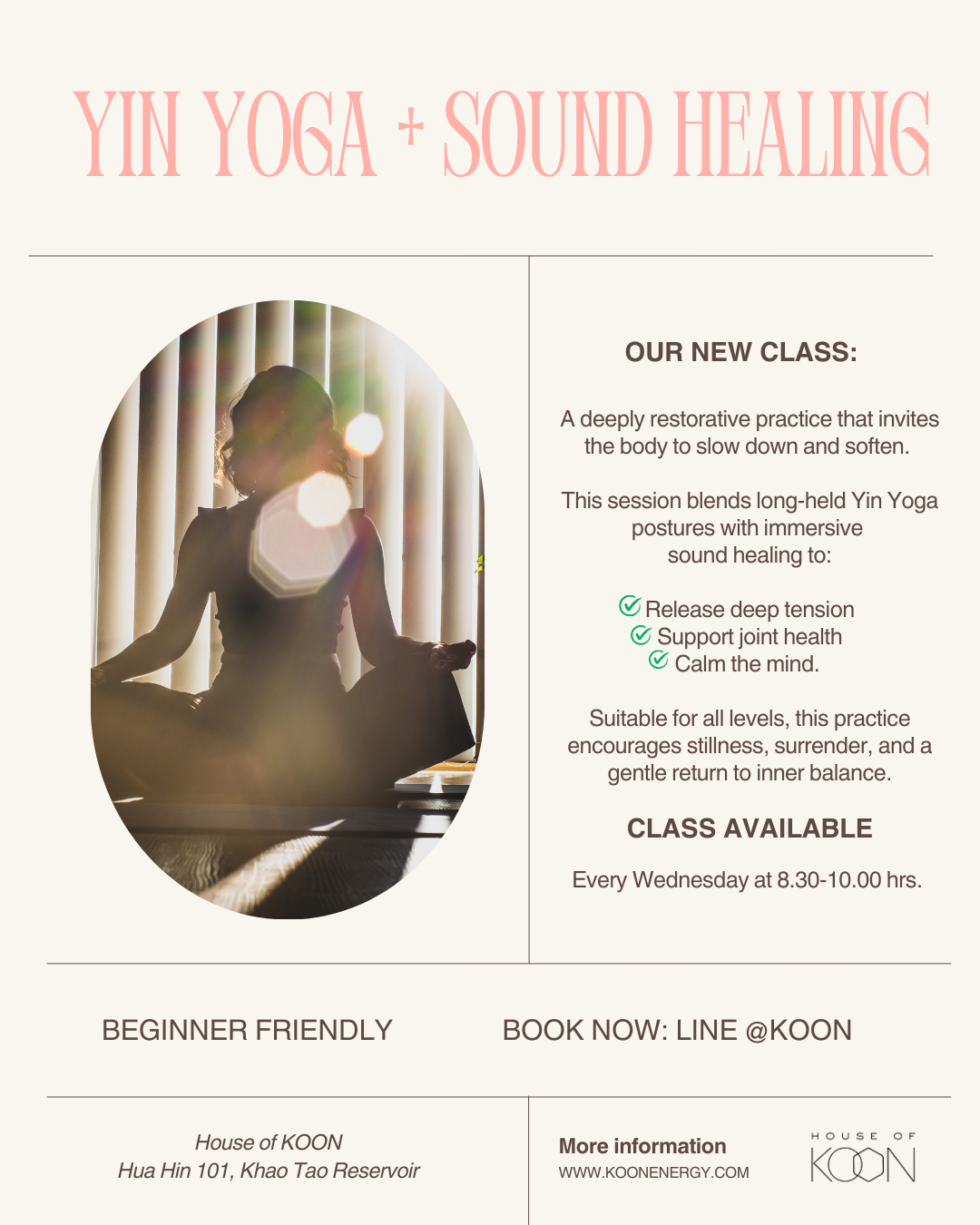 YIN Yoga + Sound Healing – KOON